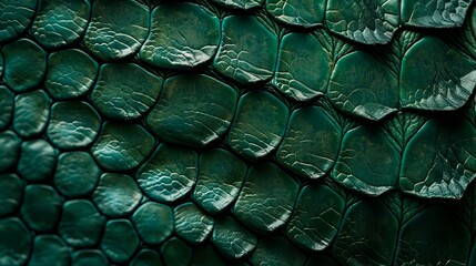 Scaly green reptile skin texture for backgrounds