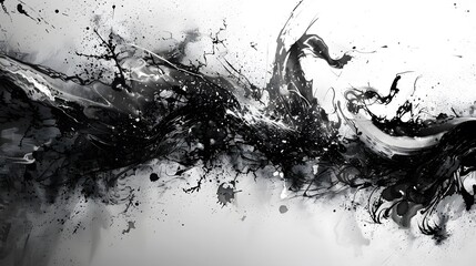 a handdrawn abstract depressed sketch