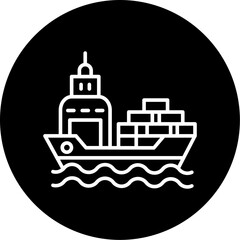 cargo ship Icon