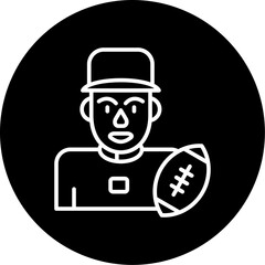American Football Player Icon