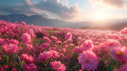 Obraz premium flowers in the field