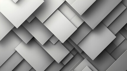 White Silver Geometric Universal Background,
Futuristic and technological hexagonal background 3d rendering

