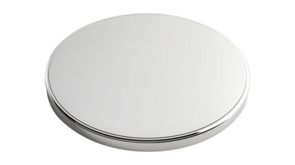 Compact Mirror isolated on transparent png background. Generative ai