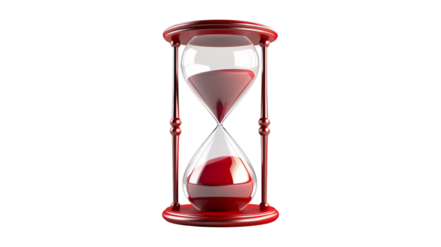 Countdown Timer isolated on transparent png background. Generative ai