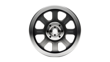 Film Reel isolated on transparent png background. Generative ai