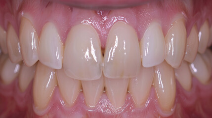 Compost resin facets for correcting tooth format, achieving a more aesthetic and natural result