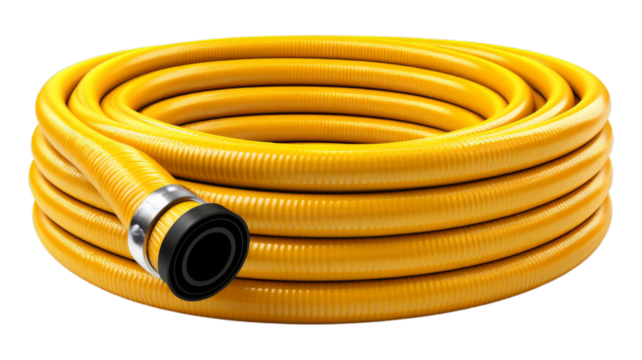 hose isolated on transparent png background. Generative ai