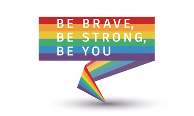 LGBT Pride Month in June. Lesbian Gay Bisexual Transgender. Celebrated annual. LGBT flag. Rainbow love concept. Human rights and tolerance. Poster, card, banner and background. Vector ilustration