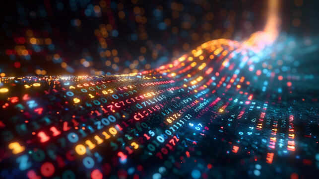 many microcircuits of different colors under a microscope