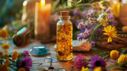 crafting spell jars for witchcraft magic protection money maker love spells with herbs spice and crystails