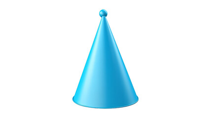 Party Hat isolated on transparent png background. Generative ai