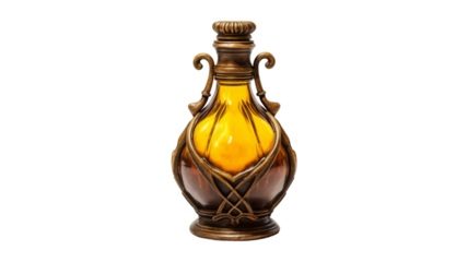 potion bottle isolated on transparent png background. Generative ai