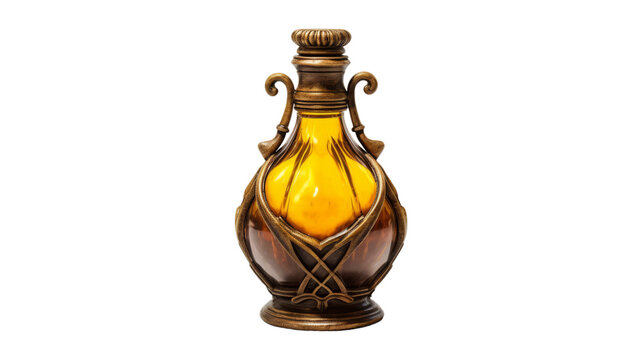 potion bottle isolated on transparent png background. Generative ai