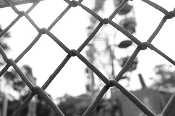 antique ferris wheel in black and white