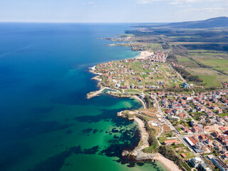 Black sea coast near village of Lozenets, Bulgaria