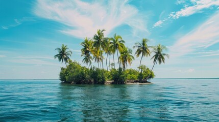 island in the middle of the ocean