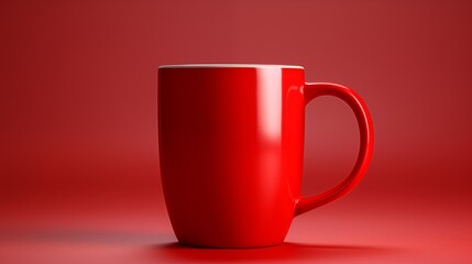 red cup isolated 