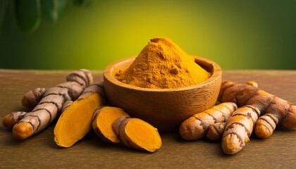 turmeric flat clear gradient background