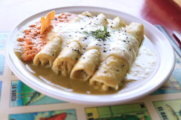 enchiladas mexican food