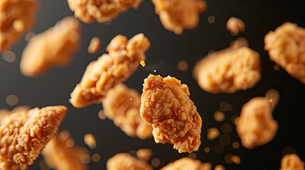 flying chicken nuggets 