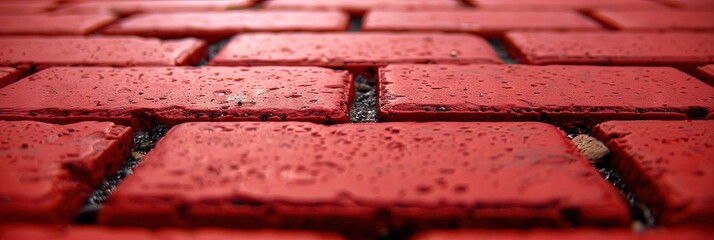 red brick pavement 