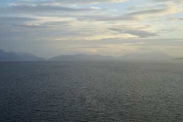 early morning port entrance to Langkawi as seen from a cruise ship, Malaysia