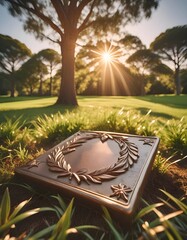 Una placa conmemorativa