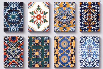 Nine Colorful Tile Designs