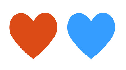 Instagram. Heart shape. Like icon. Social media icon.illustration.