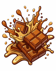 chocolate and splash