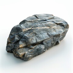 a solid rock mockup on a white background " ai generated "