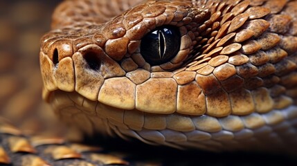 Obraz premium Close-up of a snake's eye