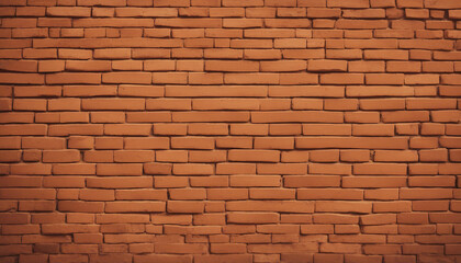 Fototapeta premium orange brick wall, background texture 