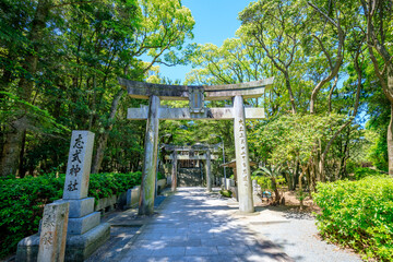 初夏の志式神社　福岡県福岡市　Shishiki Shrine in early summer. Fukuoka Pref, Fukuoka...