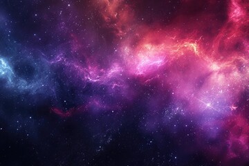 Galactic explosion with radiant light and gas clouds. Illustration of a background with a majestic space theme.