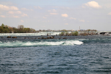 Fototapeta premium Landscape with Niagara waterfall