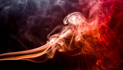 red smoke on a black background abstract background