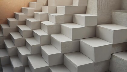 3d background in the form of stacked boxes