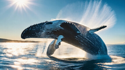 Whale in the ocean Generative Ai