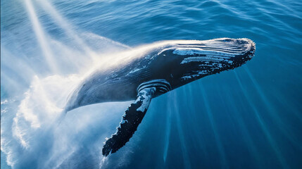 Whale in the ocean Generative Ai