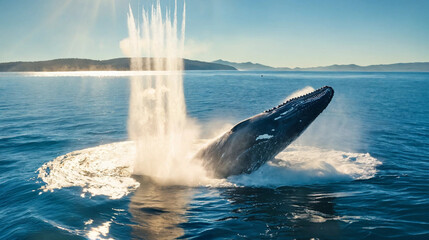 Whale in the ocean Generative Ai