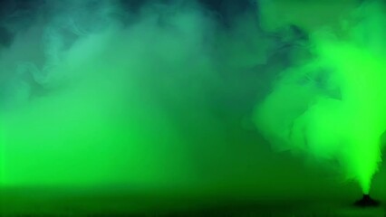 Smoke green background light blue dark smell toxic black bad fog stadium smelly fog. Background grass green smoke cloud fart football night field dust poison potion floating transparent dirty