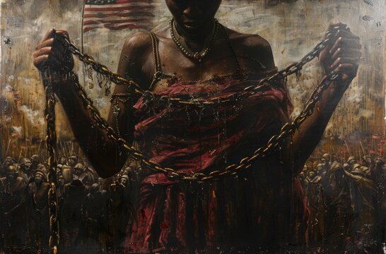 Jubilant freedom: Juneteenth - a commemoration of resilience, liberation, and the enduring spirit of African American heritage, inspiring hope and unity. - Powered by Adobe