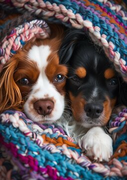 two puppies