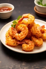 Coconut shrimp air fried or fried with dipping sauce