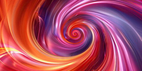Wellness Whirl: Abstract Spiral Design Symbolizing Progress and Transformation in Health
