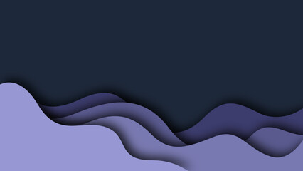 Abstract paper cut layers background