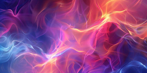 Obraz premium Wellness Waves: Abstract Design with Fluid Motions Depicting Positive Energy and Movement