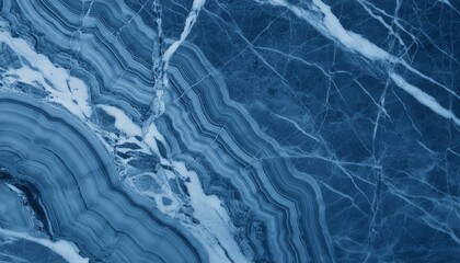Naklejka premium Natural blue marble texture background