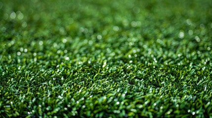 Fototapeta premium Lush green meadow background, sunny weather